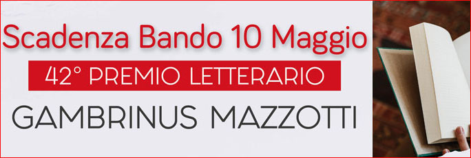 42ª Premio Letterario Gambrinus Mazzotti 2024