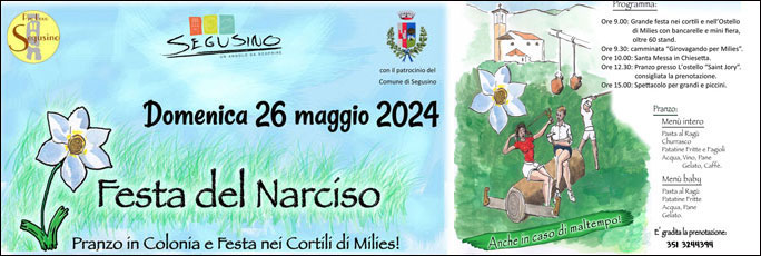 Segusino Milies Festa Del Narciso Domenica 26 Maggio 2024