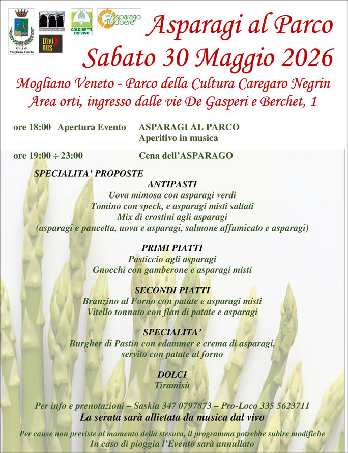 mogliano veneto asparagi nel parco
