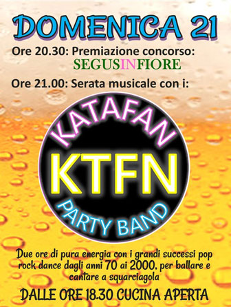 SEGUSINO SUMMER FEST FESTA D'ESTATE domenica