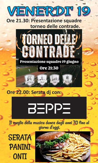 SEGUSINO SUMMER FEST FESTA D'ESTATE venerdi 