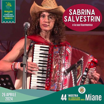 Sabrina Salvestrin e la sua fisarmonica