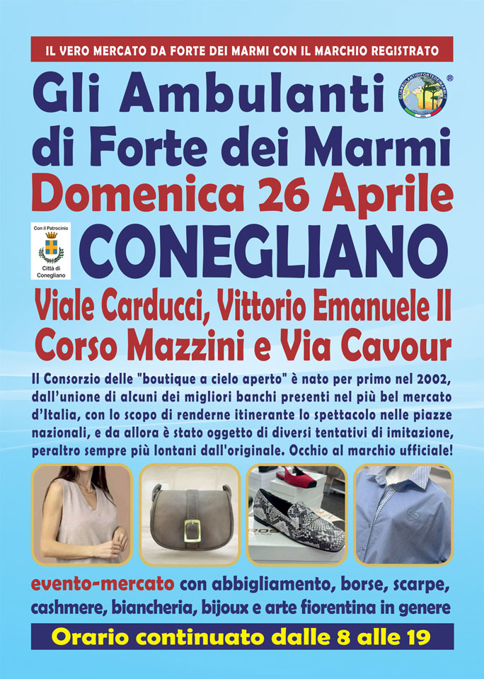 conegliano mercato gli ambulanti di forte dei marmi 