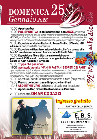 ZERO BRANCO MOSTRA DL RADICCHIO 25 gennaio