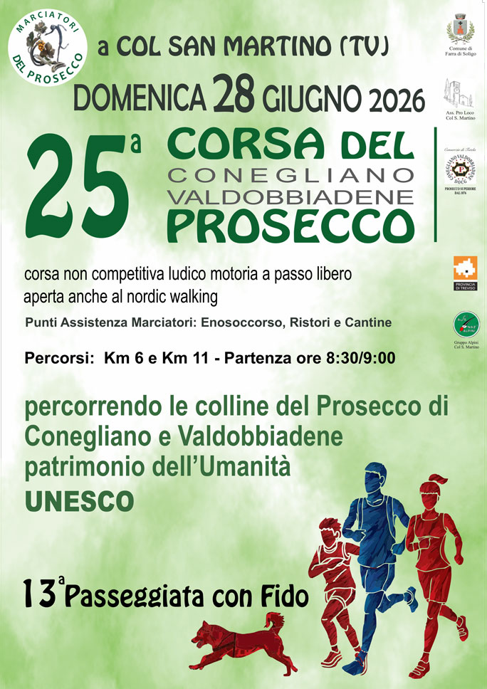 FARRA DI SOLIGO COL SAN MARTINO CORSA DEL PROSECCO 