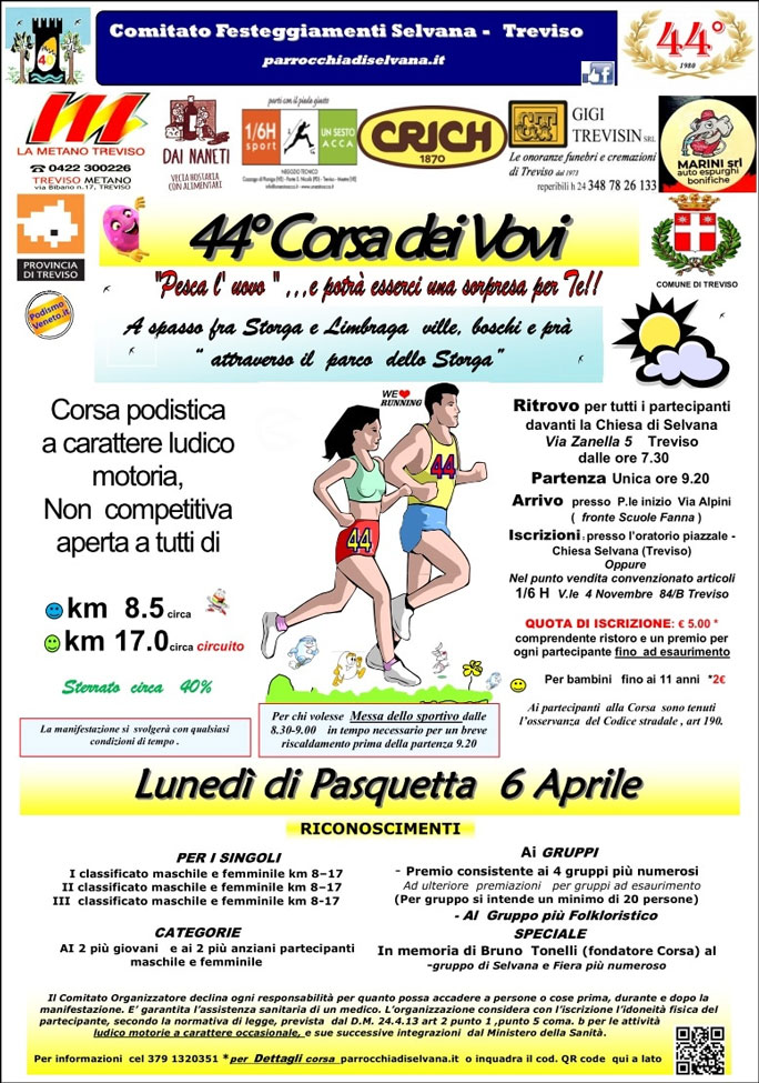 Treviso Selvana Corsa Podistica Corsa dei Vovi
