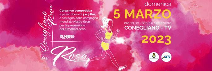 Conegliano Run In Rosa Corsa Delle Rose Domenica 5 Marzo 2023