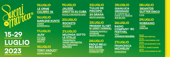 Treviso Suoni di Marca Il Festival Musicale dell'Estate di Treviso dal 15 al 29 Luglio 2023