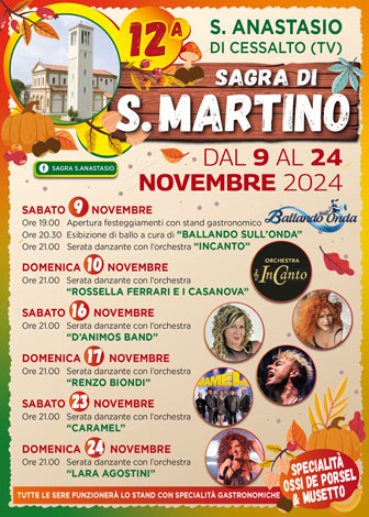 2024 CESSALTO SANT'ANASTASIO 12ª SAGRA DI SAN MARTINO