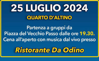 2024 QUARTO D'ALTINO PASSEGGIATA ENOGASTRONOMICA 4 LUGLIO