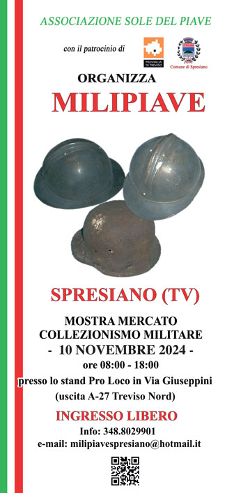 2024 MILIPIAVE MOSTRA MERCATO SCAMBIO MILITARIA