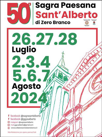 2024 ZERO BRANCO SANT'ALBERTO 50ª SAGRA PAESANA