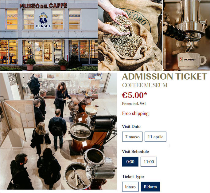 Museo Del Caffè, Conegliano Dersut Caffè, Aperture Museo su Prenotazione con Visita Guidata