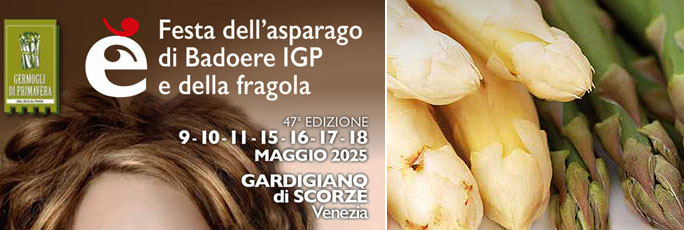 Scorzè 47ª Festa dell'Asparago e della Fragola dal 9 Maggio fino al 18 Maggio 2025