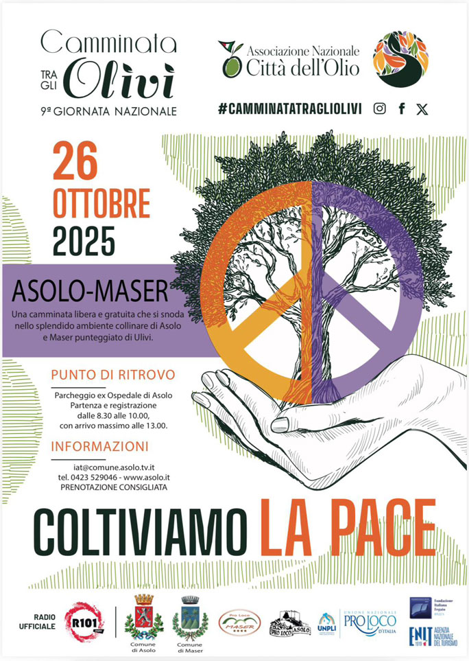 maser camminata tra gli ulivi