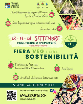 MONASTIER DI TREVISO 
FIERA VEG E DELLA SOSTENIBILITA'