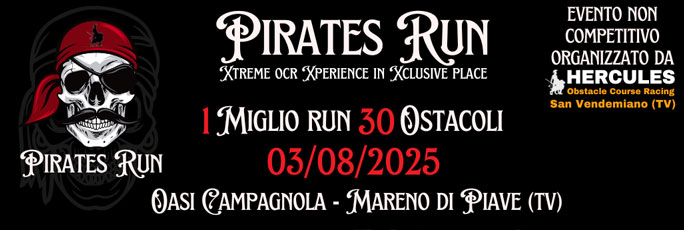 Pirates Run a Mareno di Piave Domenica 3 Agosto 2025