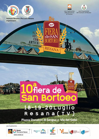 2025 10ª FIERA DE SAN BORTOEO
MOSTRA MERCATO - ANIMALI - ANTICHI MESTIERI