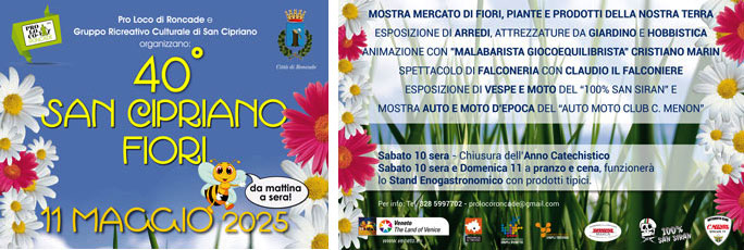 Roncade 40° San Cipriano Fiori Domenica 11 Maggio 2025