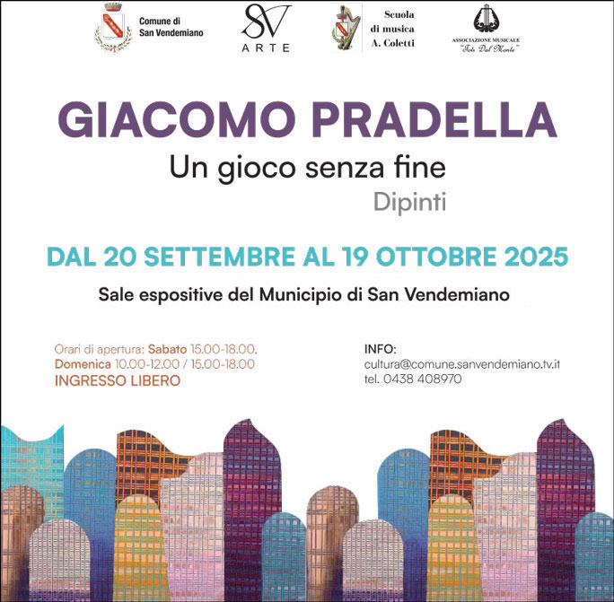 SAN VENDEMIANO 
GIACOMO PRADELLA 
Un gioco senza fine - Dipinti 