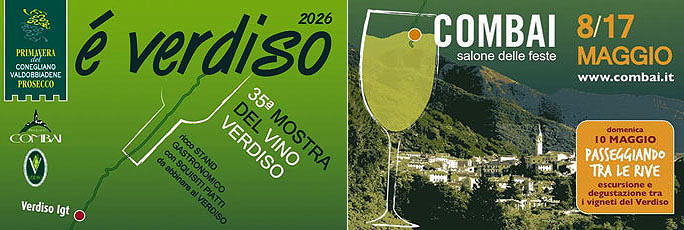 Miane Combai E' Verdiso Mostra Del Vino Verdiso dal 8 Maggio al 17 Maggio 2026