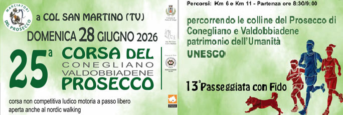 FARRA DI SOLIGO COL SAN MARTINO CORSA DEL PROSECCO 