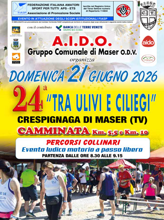 Corsa Podistica a Crespignaga di Maser Corsa e Camminata Tra Ulivi e Ciliegi 