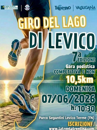 corsa podistica giro del lago di levico 