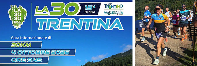 corsa podistica  la 30 trentina gara  internazionale 