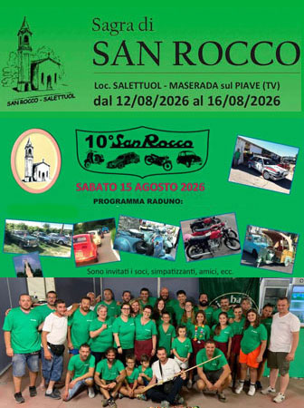 MASERADA SUL PIAVE SALETTUOL SAGRA DI SAN ROCCO 