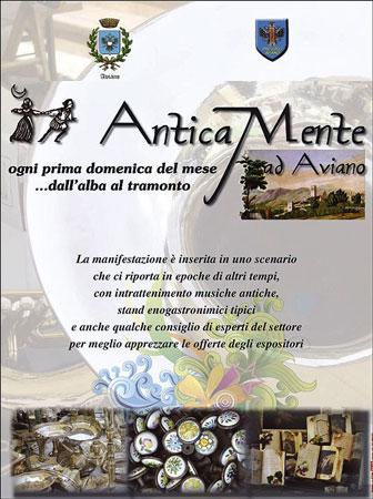 2026 Mercatino Antiquariato di Aviano ogni prima domenica del mese 