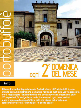 2026 Mercatino Antiquariato di Portobuffolè ogni seconda domenica del mese 