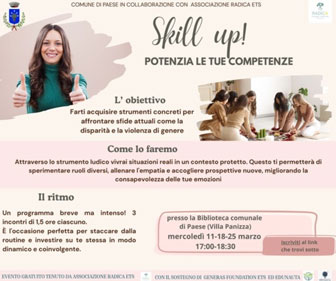 paese Skill Up. Potenzia le tue competenze