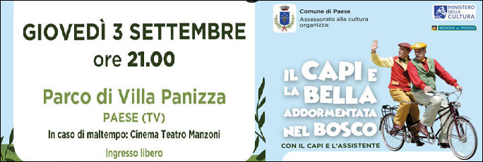 paese spettacolo teatrale il capi e la bella addormentata nel bosco