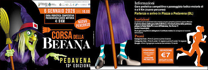 PEDAVENA (BL)
CORSA DELLA BEFANA
