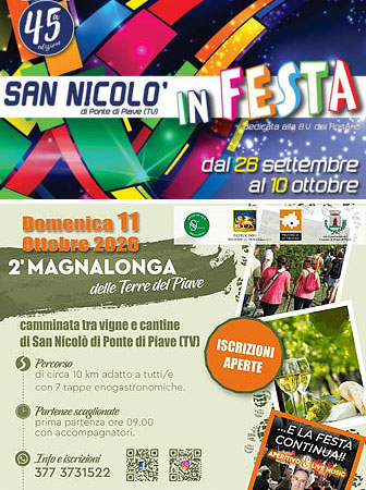 ponte di piave san nicolò in festa