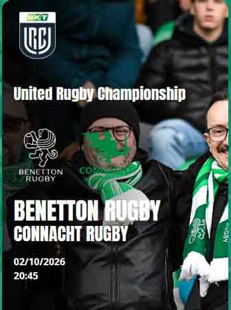 2026 rugby united championship match treviso benetton connacht