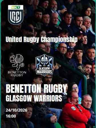 2026 rugby united championship match treviso benetton glasgow