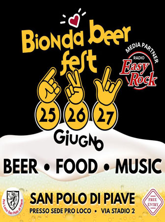 SAN POLO DI PIAVE BIONDA BEER FEST