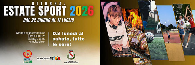 san vendemiano estate sport eventi