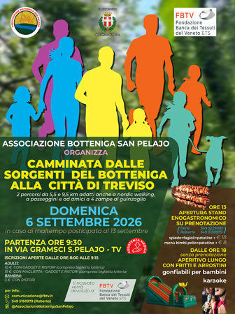 TREVISO CAMMINATA SULLE RIVE DEL BOTTENIGA