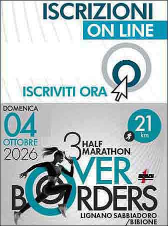 half marathon over borders mezza maratona da lignano a bibione