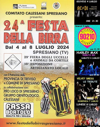 2024 SPRESIANO 24ª FESTA DELLA BIRRA
