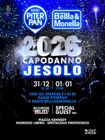 capodanno a jesolo  in piazza