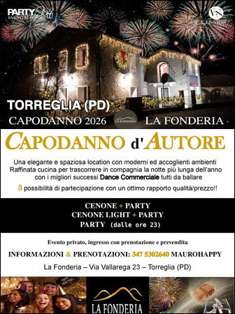 capodanno a padova torreglia la fonderia