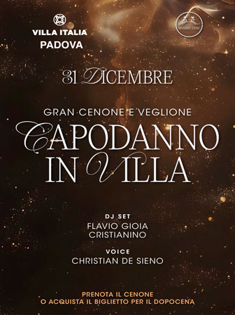 capodanno a padova villa italia