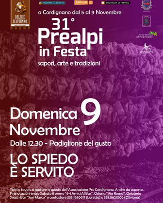 cordignano prealpi in festa spiedo