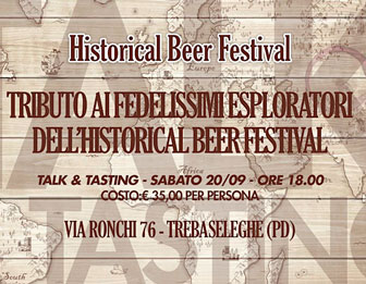 HISTORICAL BEER FESTIVAL september 20 first