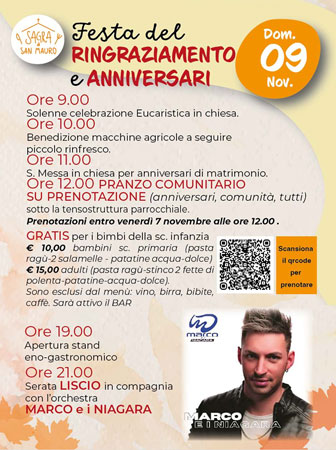 CASTAGNOLE SAGRA DI SAN MAURO 9 novembre 2025