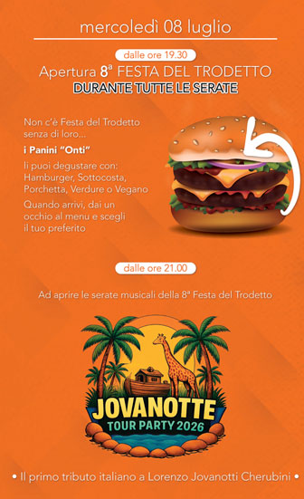 8 luglio RONCADE VALLIO FESTA DEL TRODETTO